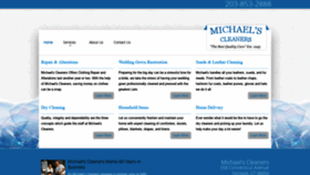 What Michaelscleaners.com website looked like in 2020 (4 years ago)