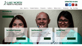 What Mylakeworthchiropractor.com website looked like in 2020 (4 years ago)