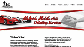 What Melvinsdetailing.com website looked like in 2020 (4 years ago)