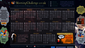 What Morningchallenge.co.uk website looked like in 2020 (4 years ago)