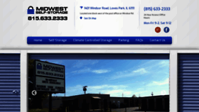 What Midwestselfstorage.com website looked like in 2020 (4 years ago)