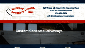 What Midwestconcreteconst.com website looked like in 2020 (4 years ago)