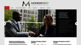 What Mondaybest.com website looked like in 2020 (4 years ago)
