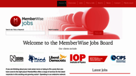 What Membershipjobs.com website looked like in 2020 (4 years ago)