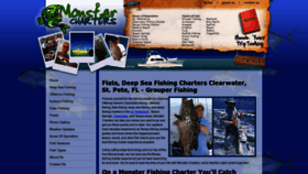 What Monstercharters.com website looked like in 2020 (4 years ago)