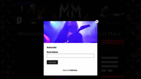 What Metalmike.net website looked like in 2020 (4 years ago)