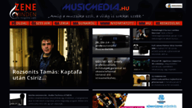 What Musicmedia.hu website looked like in 2020 (4 years ago)