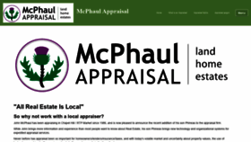 What Mcphaulappraisal.com website looked like in 2020 (4 years ago)