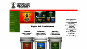 What Motherearthorganics.com website looked like in 2020 (4 years ago)