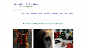What Monikaschaefer.com website looked like in 2020 (4 years ago)