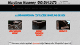 What Marathonmasonry.com website looked like in 2020 (4 years ago)