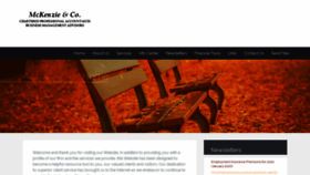What Mckenzieandcompany.ca website looked like in 2020 (4 years ago)