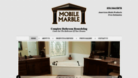 What Mobilemarblecompany.com website looked like in 2020 (4 years ago)