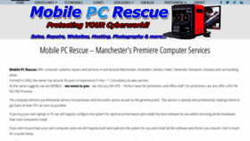 What Mobilepcrescue.co.uk website looked like in 2020 (4 years ago)