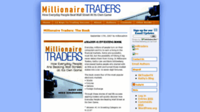 What Millionairetradersbook.com website looked like in 2020 (4 years ago)