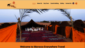 What Moroccoeverywheretravel.com website looked like in 2020 (4 years ago)
