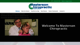 What Masterchiro.com website looked like in 2020 (4 years ago)