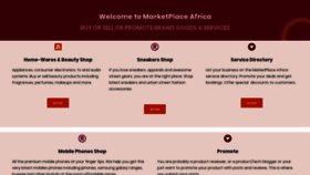 What Marketplaceafrica.co.za website looked like in 2020 (4 years ago)