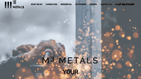 What M3-metals.com website looked like in 2020 (4 years ago)