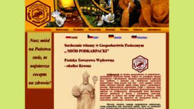 What Miodpodkarpacki.pl website looked like in 2020 (4 years ago)