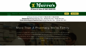 What Marraspharmacy.com website looked like in 2020 (4 years ago)