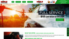 What Maplewash.ca website looked like in 2020 (4 years ago)