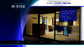 What M-rise.net website looked like in 2020 (4 years ago)