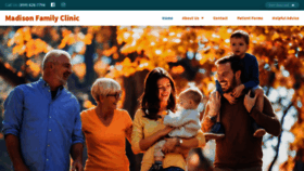 What Madisonfamilyclinic.com website looked like in 2020 (4 years ago)