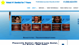 What Mallardlanedental.com website looked like in 2020 (4 years ago)