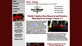 What Mddings.com website looked like in 2020 (6 years ago)