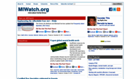 What Miwatch.org website looked like in 2020 (4 years ago)