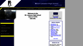 What Mtlebanon78.com website looked like in 2020 (4 years ago)
