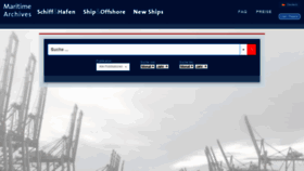 What Maritime-archives.com website looked like in 2020 (4 years ago)