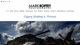 What Markroffeyphotography.com website looked like in 2020 (4 years ago)