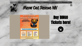 What Meowcatrescuewv.com website looked like in 2020 (4 years ago)