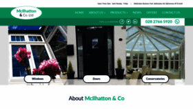 What Mcilhattons.com website looked like in 2020 (4 years ago)