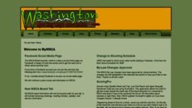 What Mywsca.com website looked like in 2020 (4 years ago)