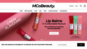 What Mcobeauty.com website looked like in 2020 (4 years ago)