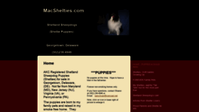 What Macshelties.com website looked like in 2020 (4 years ago)