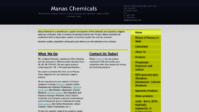 What Manaschemicals.com website looked like in 2020 (4 years ago)