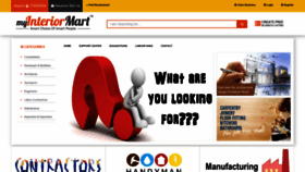 What Myinteriormart.com website looked like in 2020 (4 years ago)