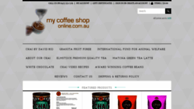 What Mycoffeeshoponline.com.au website looked like in 2020 (4 years ago)