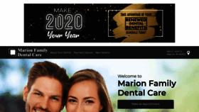 What Marionfamilydental.com website looked like in 2020 (4 years ago)