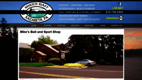 What Mikesbaitandsport.com website looked like in 2020 (4 years ago)