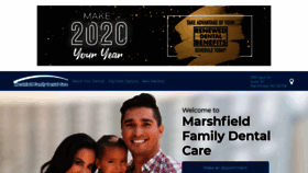 What Marshfielddental.com website looked like in 2020 (4 years ago)