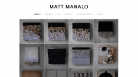 What Mattmanalo.com website looked like in 2020 (4 years ago)