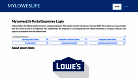 What Myloweslife.onl website looked like in 2020 (4 years ago)