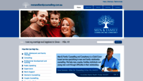 What Menandfamilycounselling.com.au website looked like in 2020 (4 years ago)