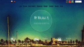 What Mymalaga.pl website looked like in 2020 (4 years ago)