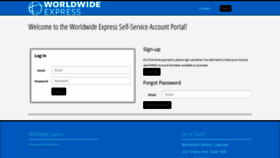 What Myaccount.wwex.com website looked like in 2020 (4 years ago)